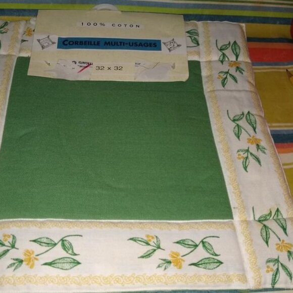 Cloth Basket/box Flower design New - Picture 1 of 2
